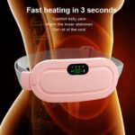 Smart Menstrual Heating Belt with Vibration Massage & USB Rechargeable Hot Compress for Waist and Lower Back Pain Relief - Image 4