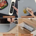 Electric Rollable Food Warming Mat - Smart Silicone Heating Mat for Keeping Food Hot - Image 3