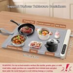 Electric Rollable Food Warming Mat - Smart Silicone Heating Mat for Keeping Food Hot - Image 2