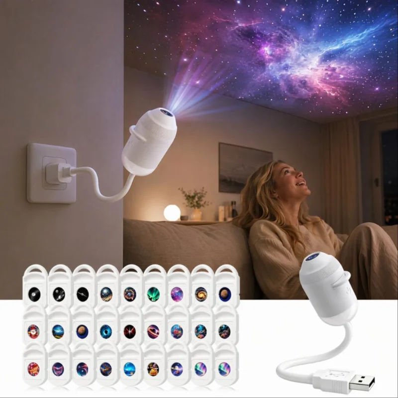 Mini Portable Ultra-Clear HD Lens Projector
