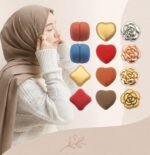 Premium Magnetic Hijab Pins - Strong Multi-Color Round Magnets for Hijab & Scarf (Pack of 12 / Set) - Image 4